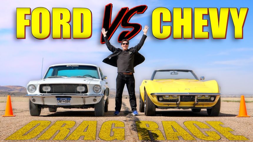 Corvette و Mustang 1968 با Hyundai Elntra Hybrid 2024!