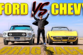 Corvette و Mustang 1968 با Hyundai Elntra Hybrid 2024!