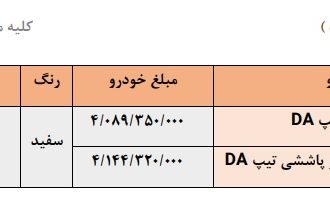 وانت سایپا 151 پول نقد با قیمت جدید